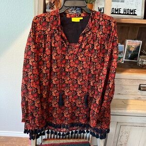 Roller Rabbit women’s Kunchen Josephina top size small
